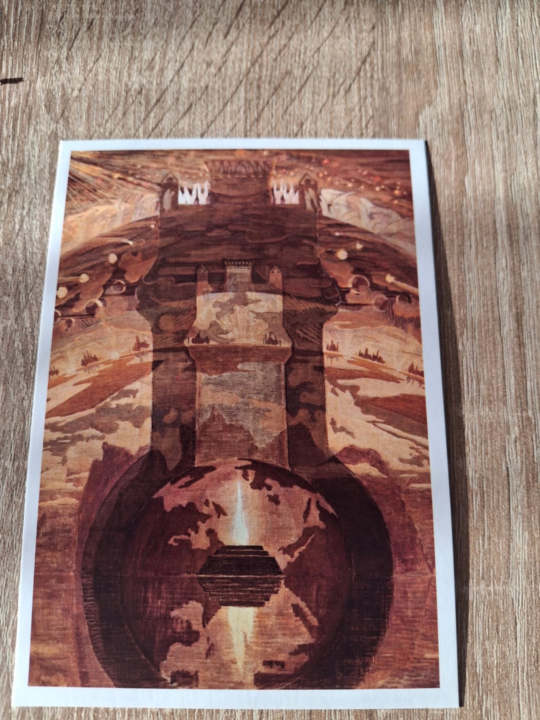 Customer photo review of M. K. Čiurlionio atvirukas: meninis atvirukas „Rex“ su citata