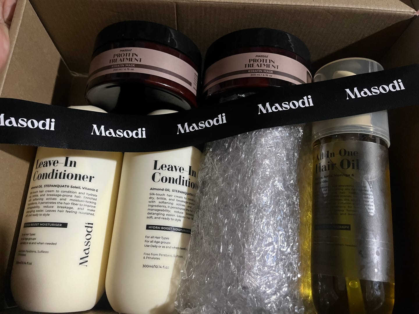 Customer photo review of All-In-One Hair Oil 200ml