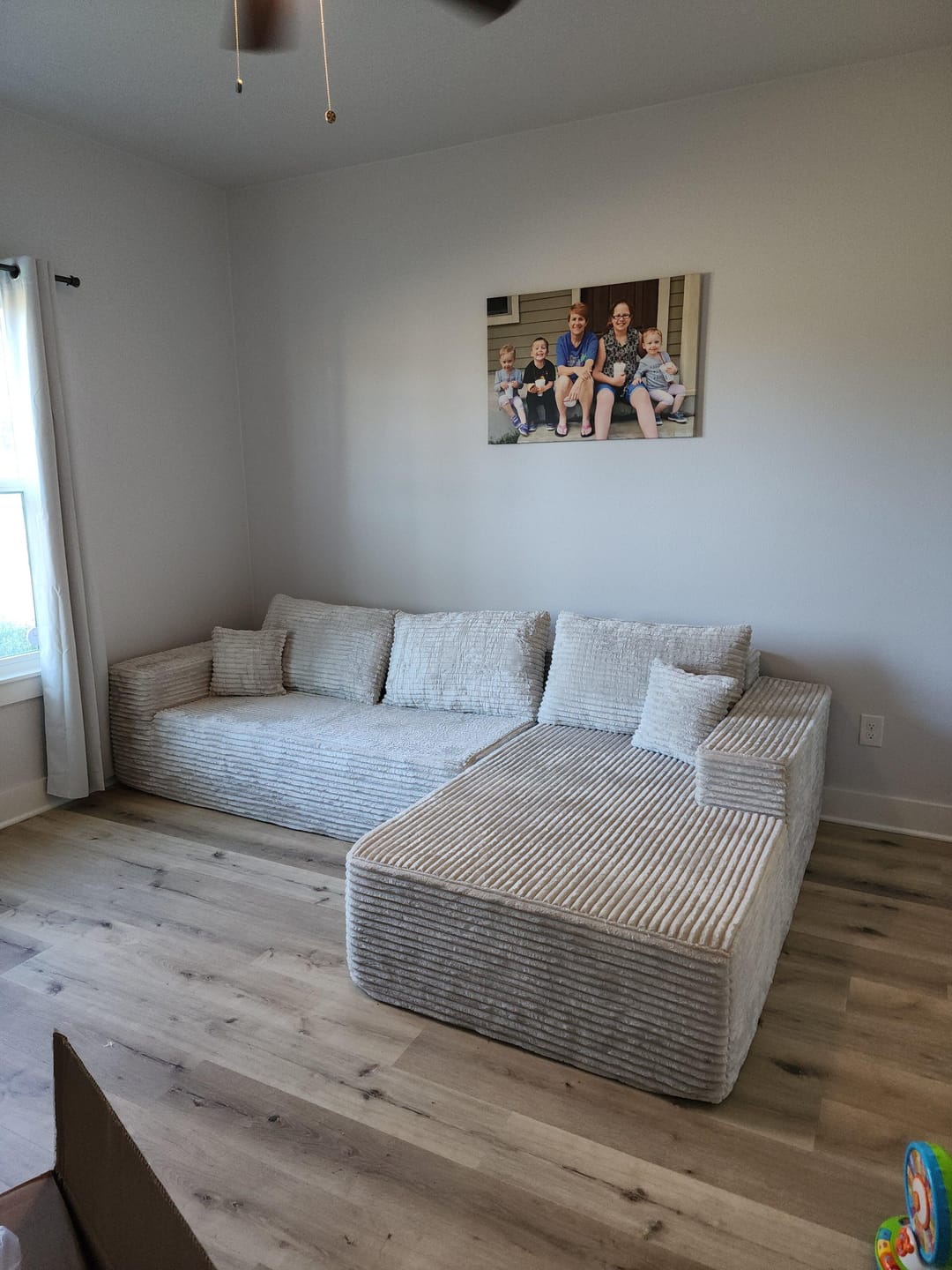 Customer photo review of Astra Sleeper Sectional Sofa