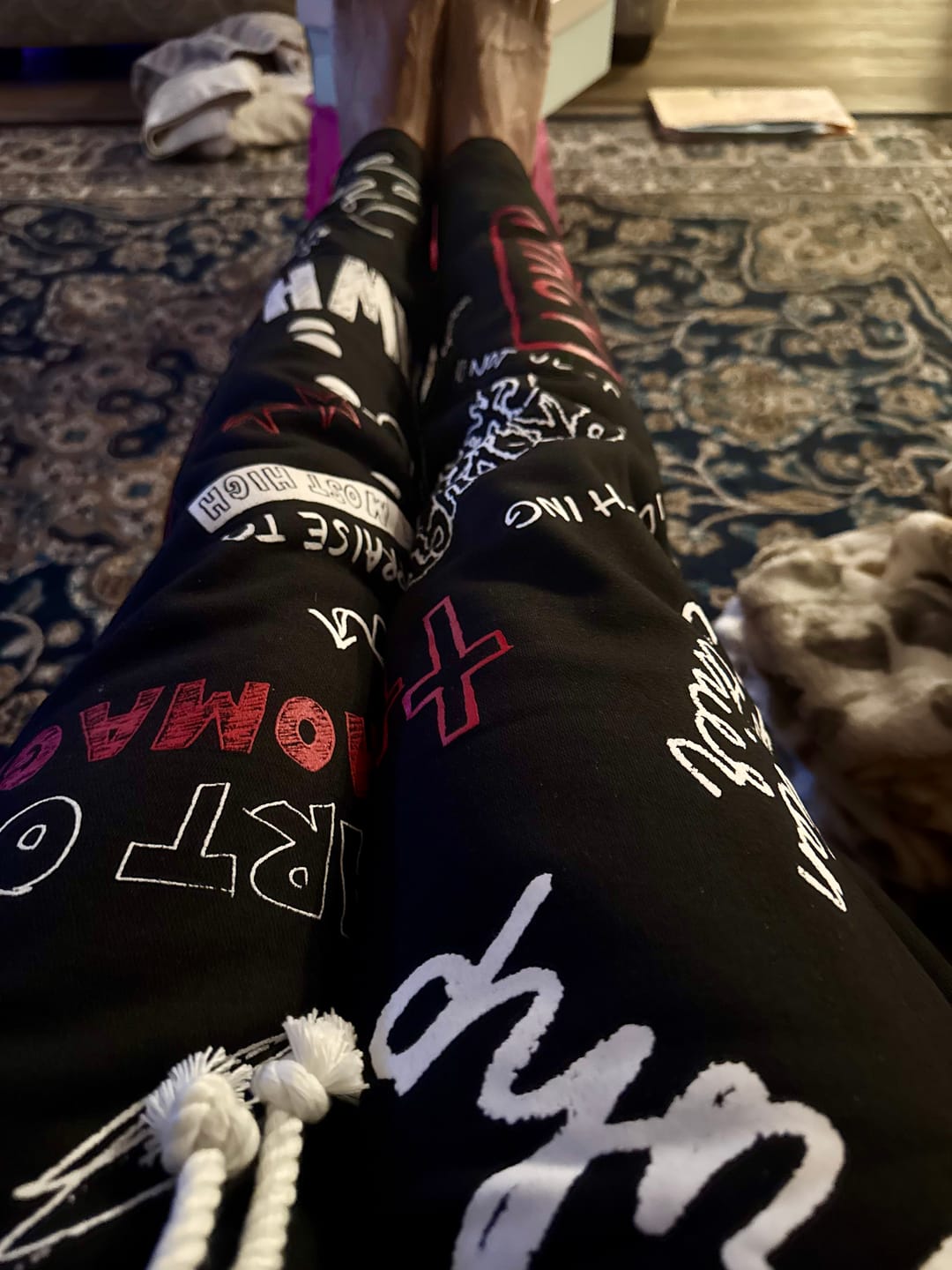 Customer photo review of Written In Grace Sweats