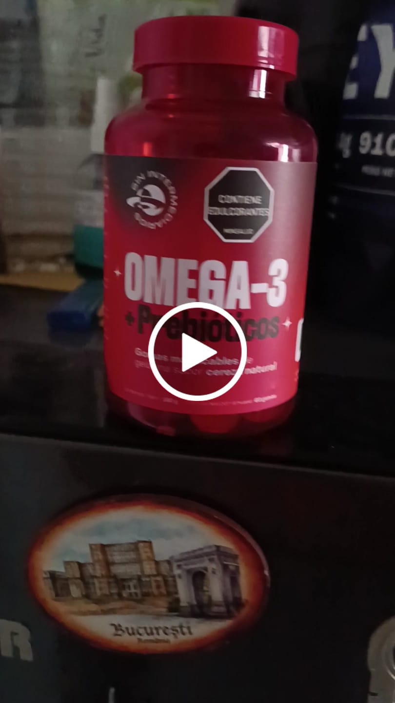 Customer video review of Gomas con Omega 3 DHA y Prebióticos