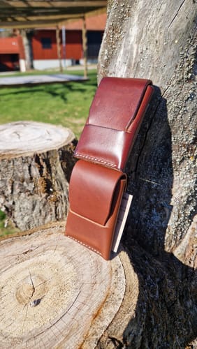 Customer photo review of Slimmad plånbok i äkta läder