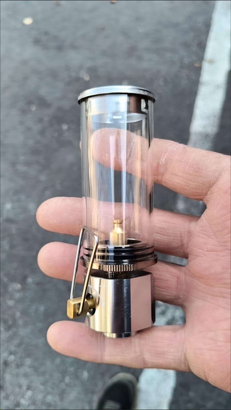 Customer photo review of Dreamlike Fuel-Powered Camping Lantern | Compact Outdoor Tent Light, Durable & Energy-Efficient, Battery-Free for Hiking & Adventures