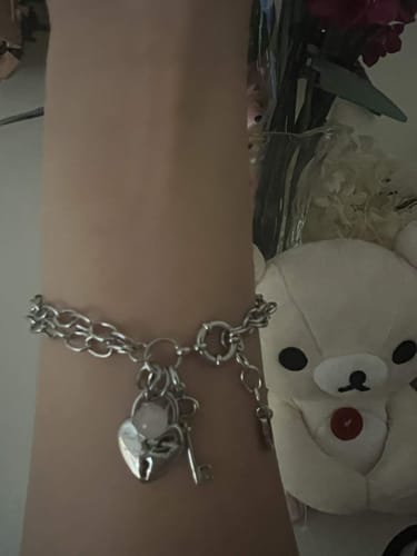 Customer photo review of The Way To My Heart Charm Bracelet