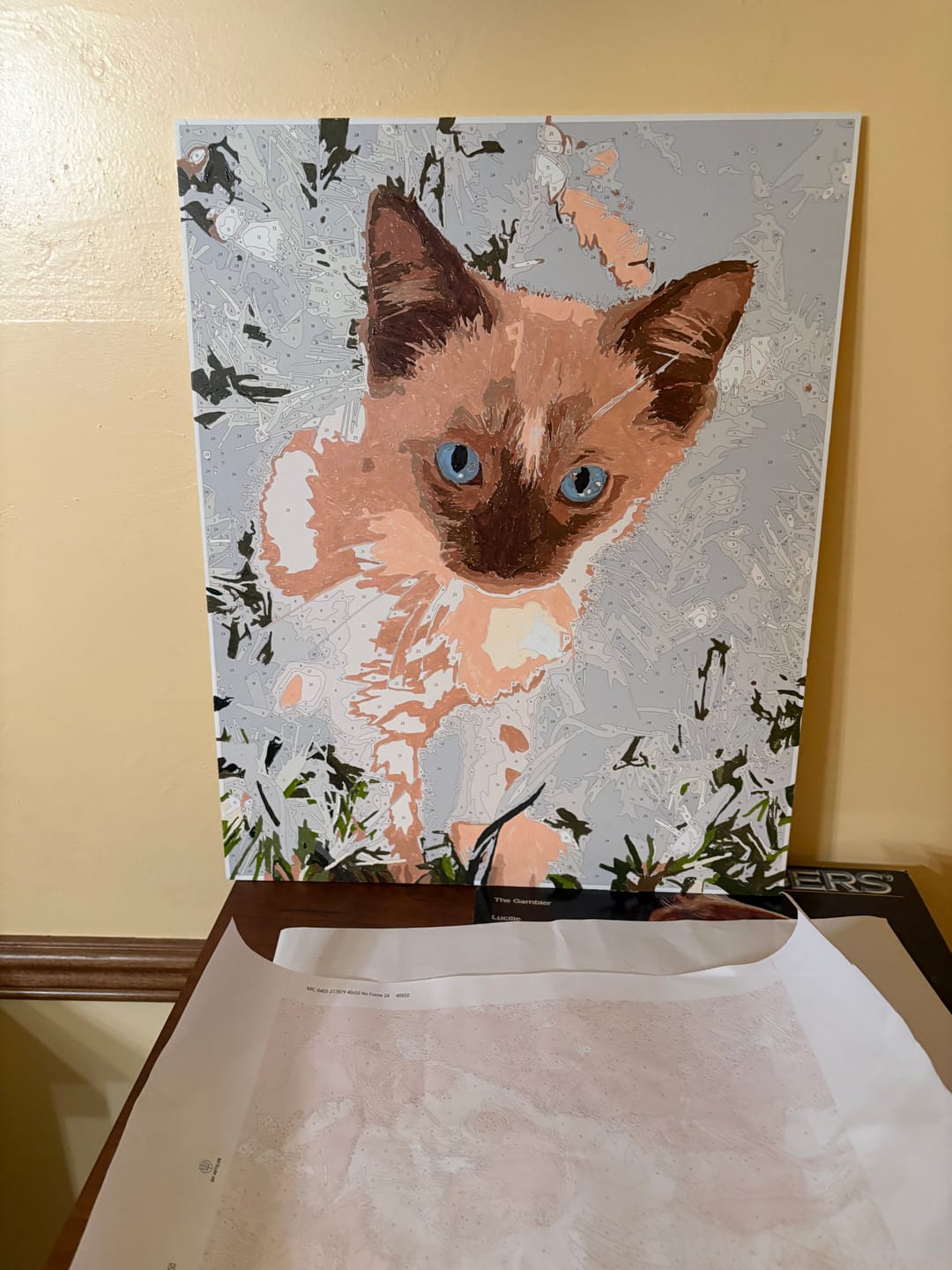 Customer photo review of Custom Kit | Paint by Numbers