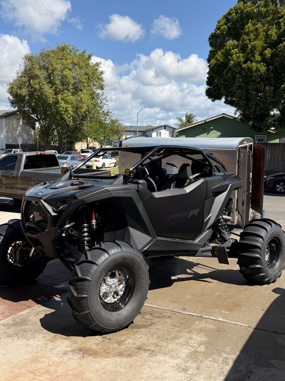 Customer photo review of Cuero Pro UTV Side Mirror (Set of Two)
