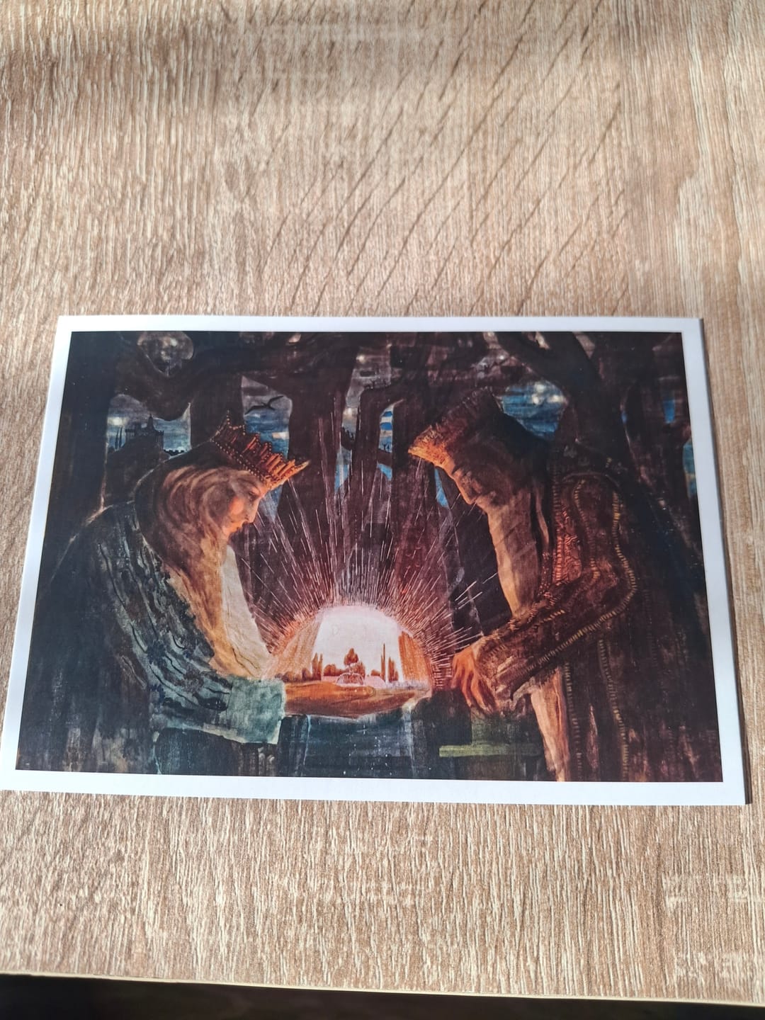 Customer photo review of M. K. Čiurlionio atvirukas: meninis atvirukas „Karalių pasaka“ su citata