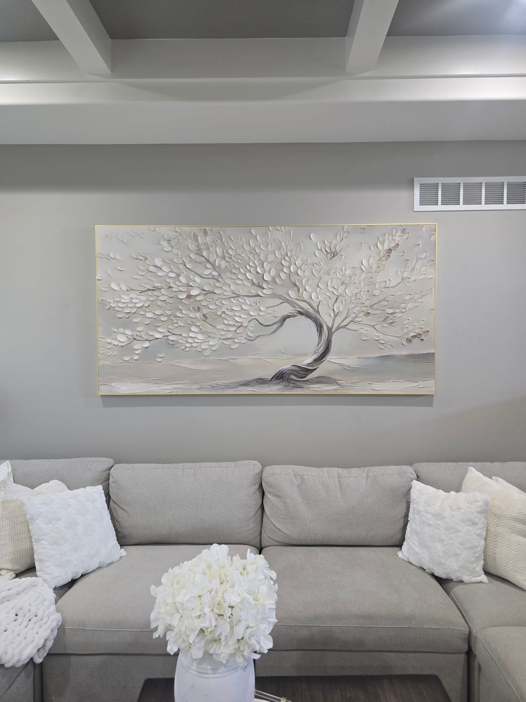 Customer photo review of Tree Abstract Textured Wall Art #TP093