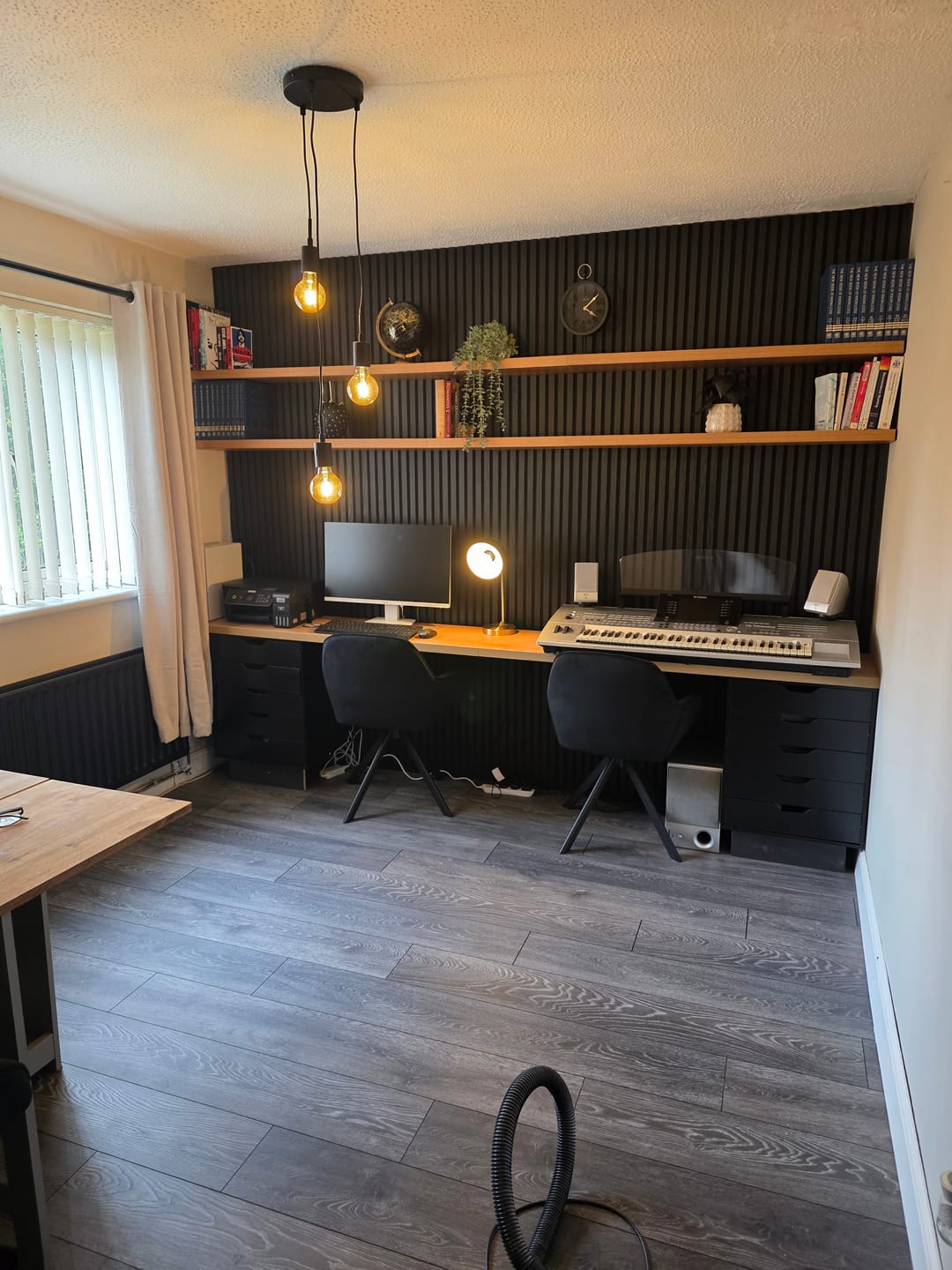 Customer photo review of Premium Acoustic Wall Panels - Black