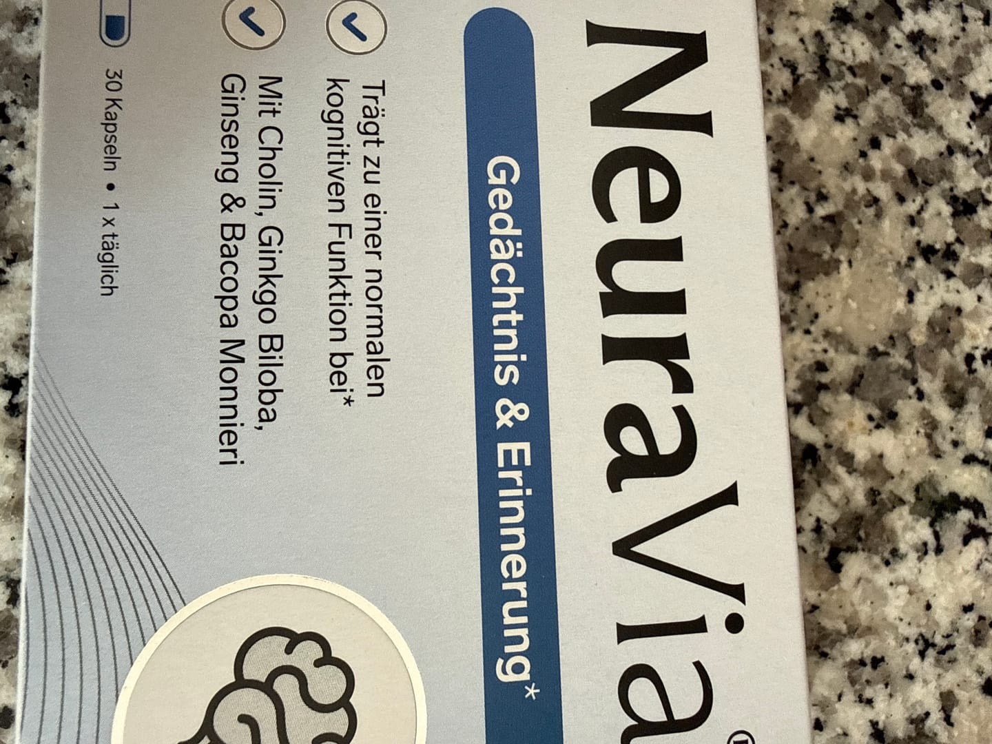 Customer photo review of NeuraVia intens – Gedächtnis & Erinnerung