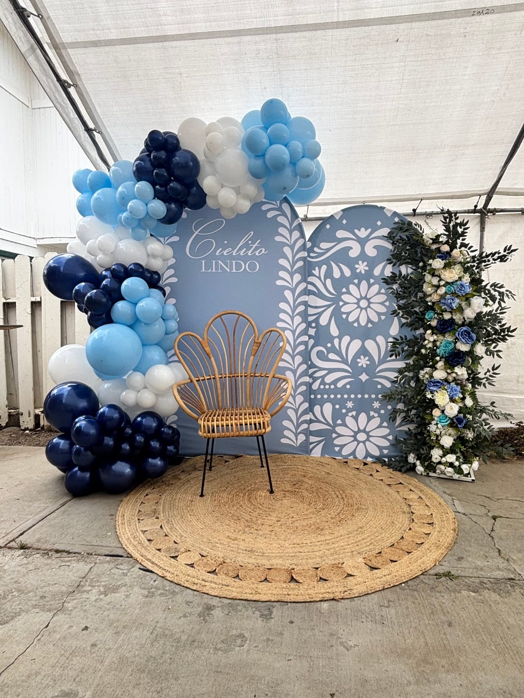 Customer photo review of 4*7Ft Aluminum Arch Backdrop Stand For Birthday Wedding Party Decoration