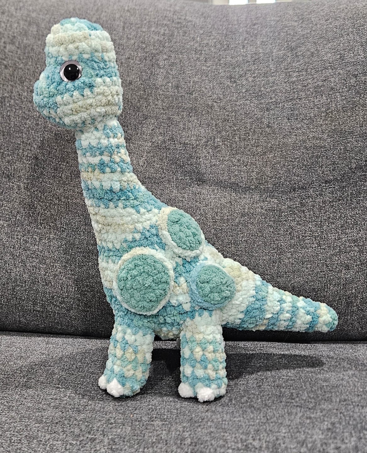 Customer photo review of Dinosaur Crochet Pattern Bundle PDF | T-Rex & Brontosaurus