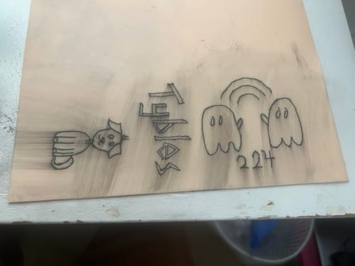 Customer photo review of Tattoo Kit - Neebol PX02 Wileless Tattoo Pen Starter Kit with Stencil Gel