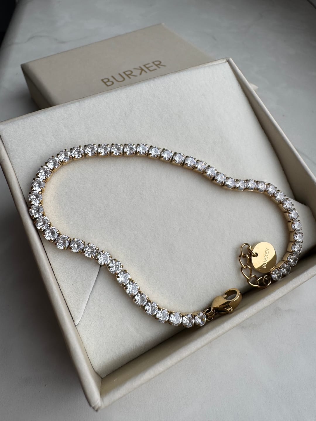 Customer photo review of Ava Gold Bracelet