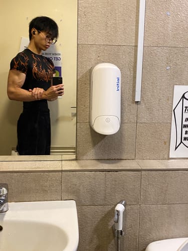 Customer photo review of Void Tech™ Corrupted Short sleeve Compression [SCORCH]