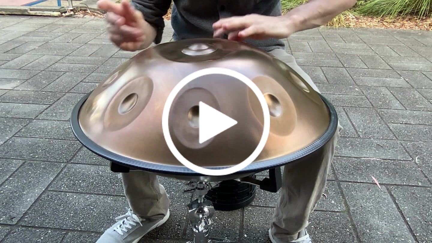 Customer video review of Yula Handpan 9-Note D Kurd 432Hz/440Hz 55cm