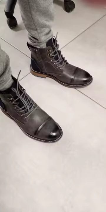 Customer photo review of Botte orthopédique homme de marche urbaine