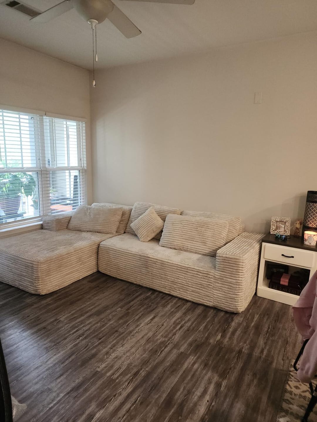 Customer photo review of Astra Sleeper Sectional Sofa