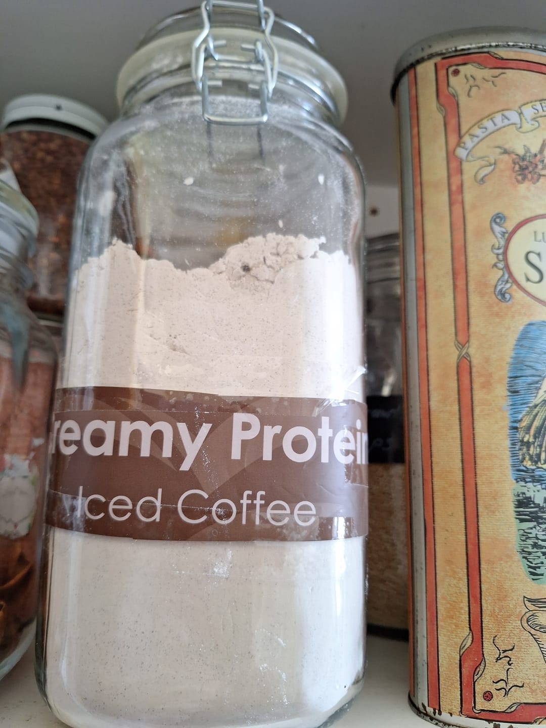 Customer photo review of Creamy Protein Iced Coffee