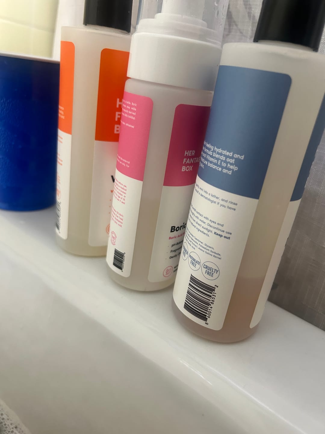 Customer photo review of Boric Balance - Sensitive Boric Acid Foam pH Wash - Natural Ingredients