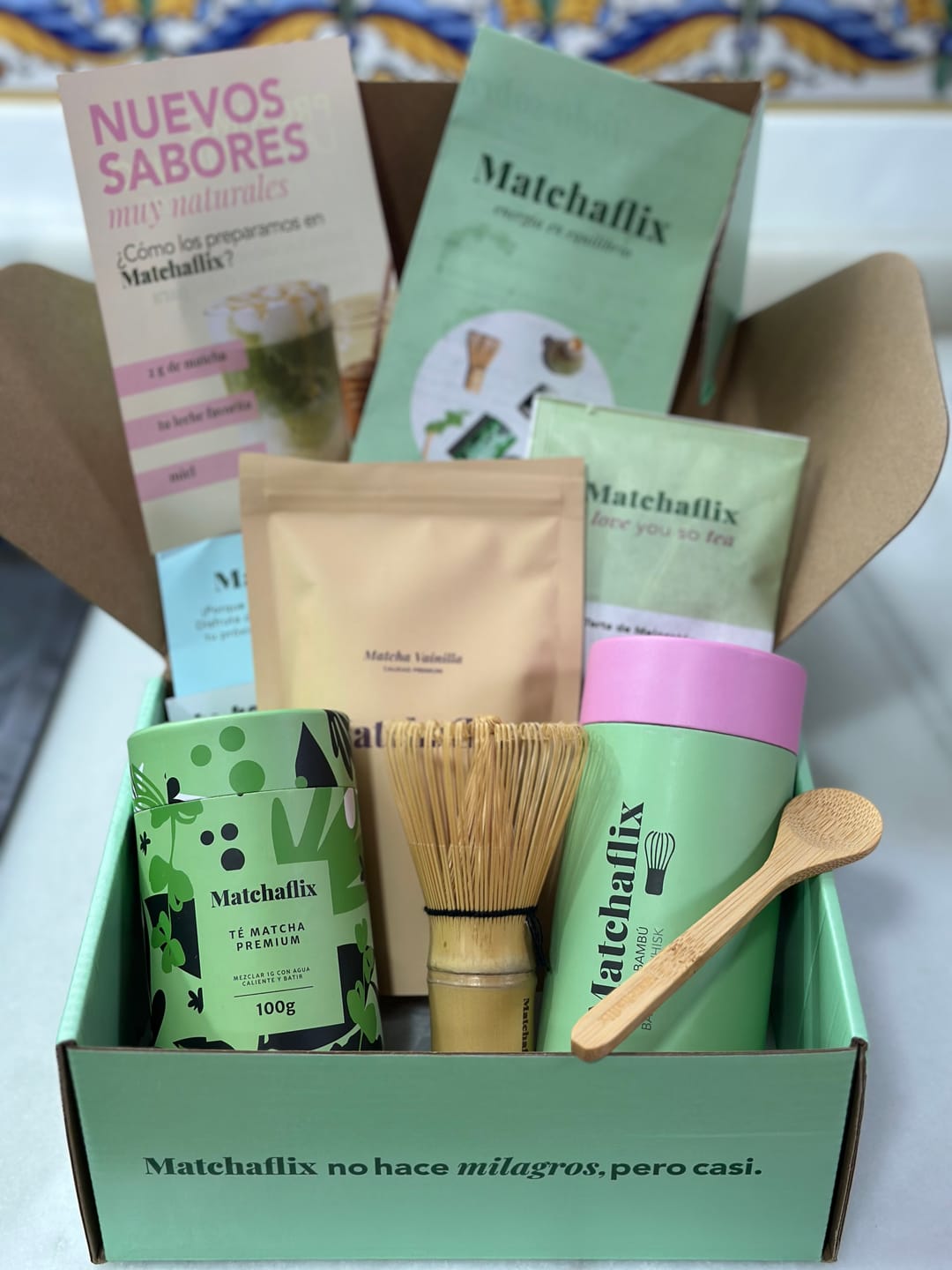 Customer photo review of Té Matcha Vainilla Premium