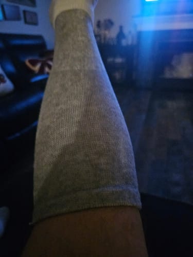 Customer photo review of StepCare Bamboo Foot Sleeve
