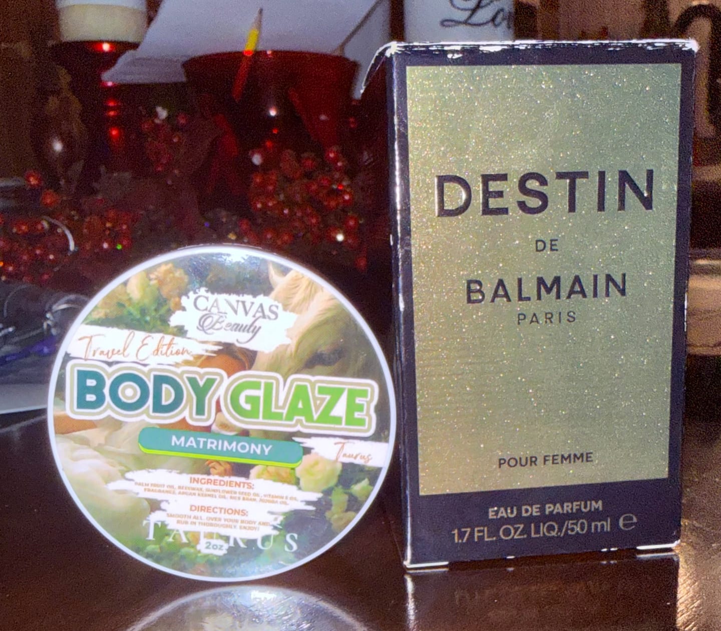 Customer photo review of (NEW) TRAVEL GLAZE INSPIRED BY ZODIAC: MATRIMONY (TAURUS)