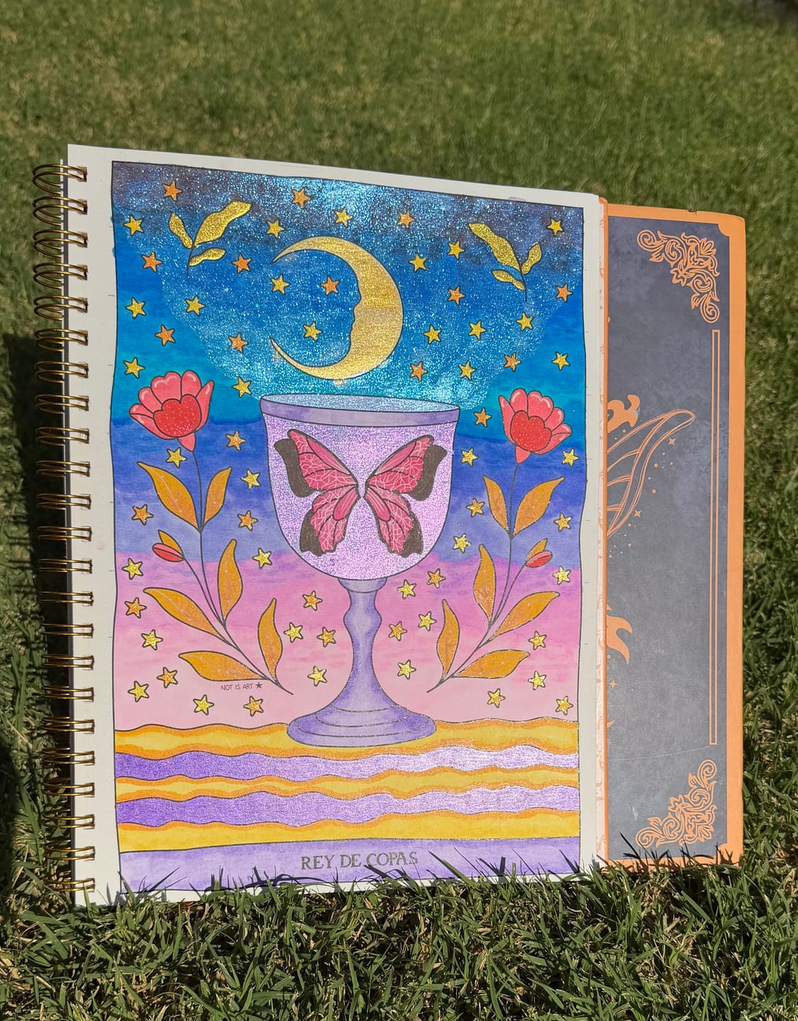 Customer photo review of TAROT PARA COLOREAR: Tomo II - Arcanos menores