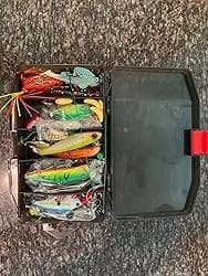 Customer photo review of Fishing Lures Kit Worth Every Penny, Selected Fishing Lures & Tackle Kit for Freshwater Fishing, Economic Giftable Premium Starter Fishing Gear Set Available [WM]