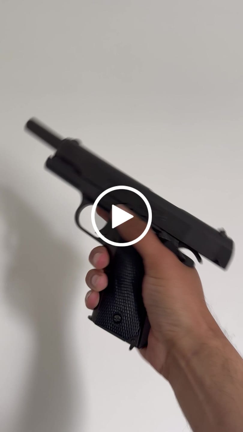 Customer video review of M1911A1 Colt "Military" USA Service Pistol (Black/Black)