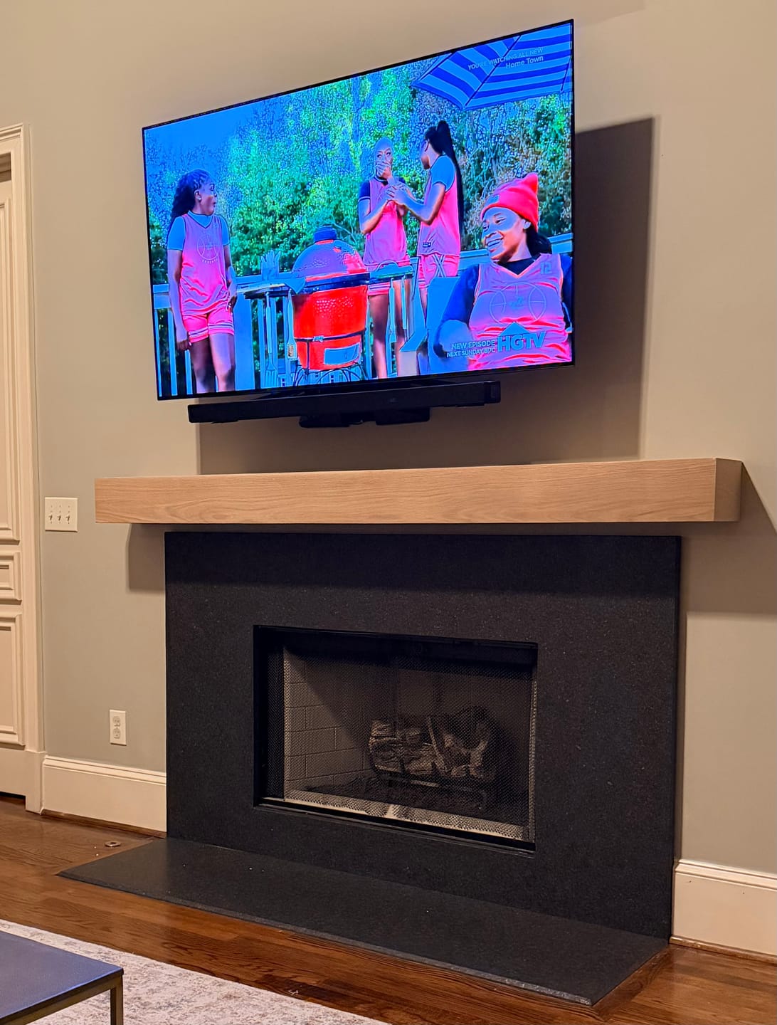 Customer photo review of Contemporary Mantels