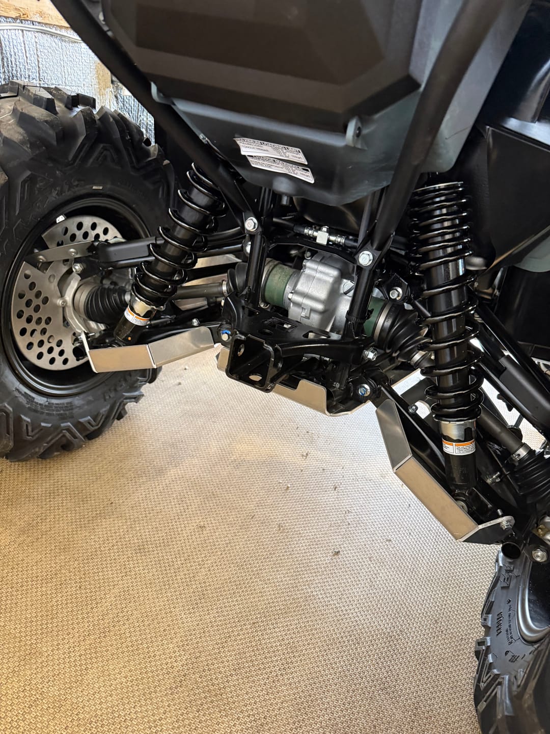 Customer photo review of Full Skid Plate Kit — Yamaha Grizzly 550/700 (2007—26)