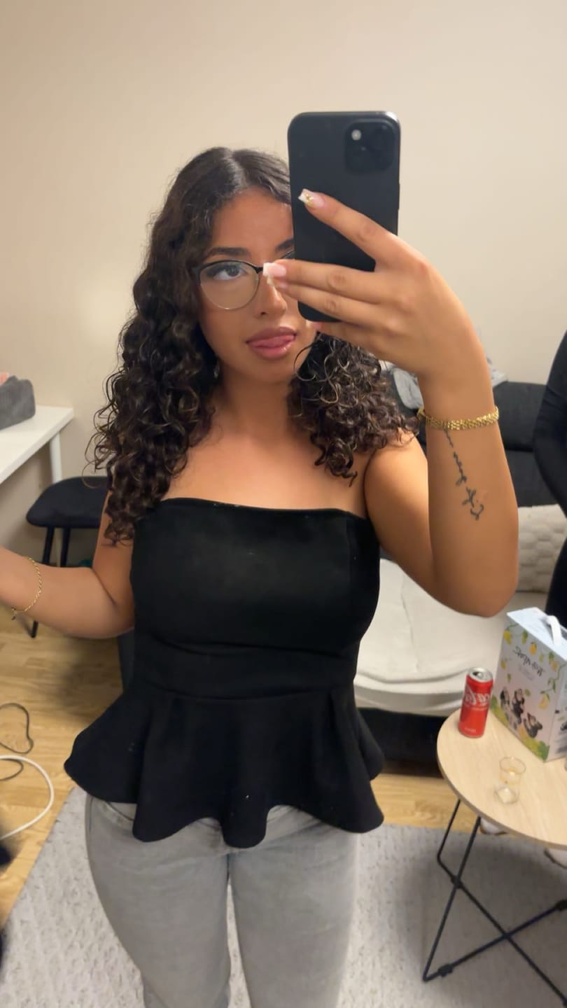 Customer photo review of Spiral clip-ins
