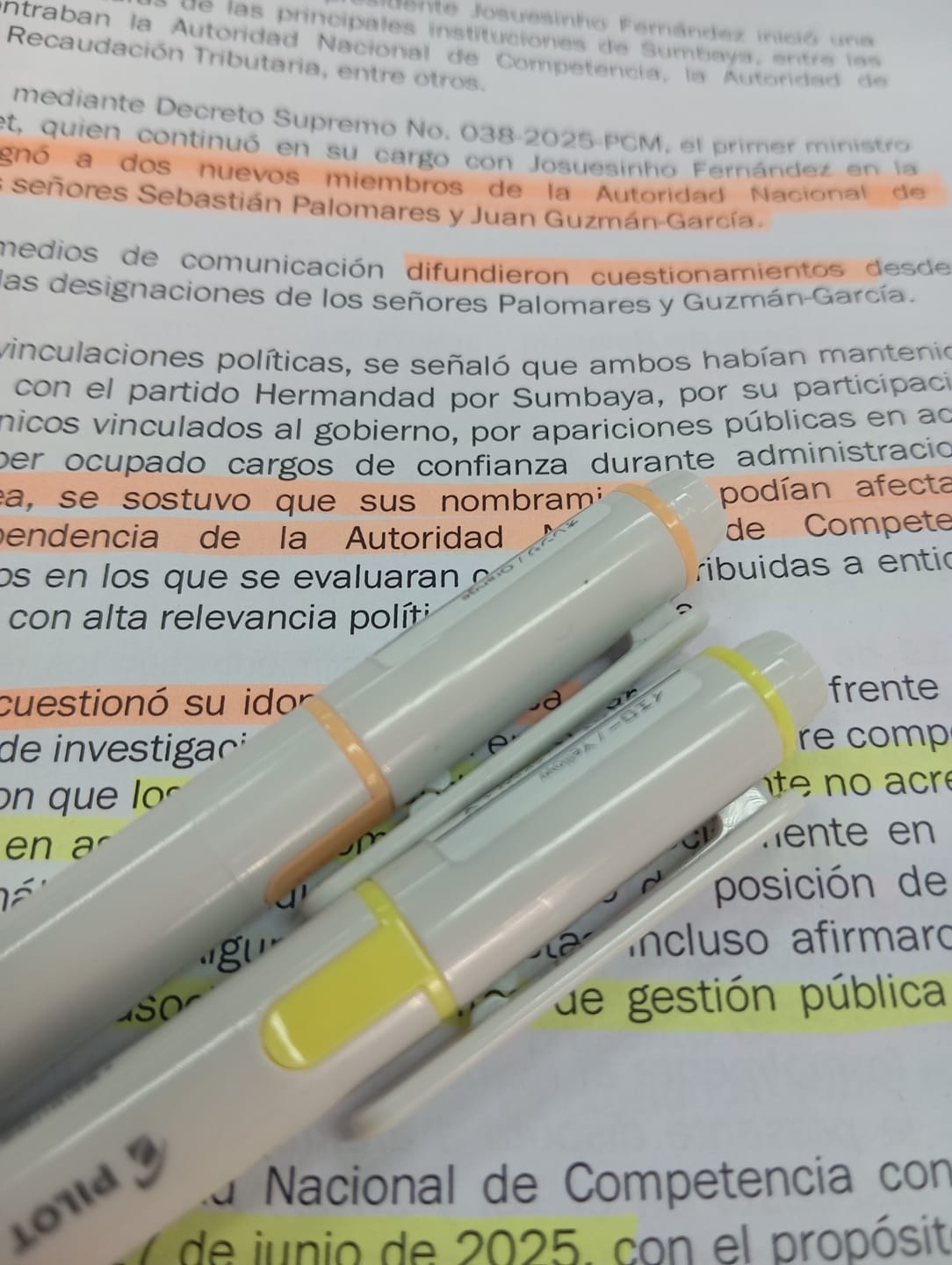 Customer photo review of Pilot Kire-Na - Destacadores Doble Punta