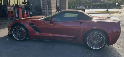 Customer photo review of CUSTOM DEEP DISH FORGED 2-PIECE BLACK WHEELS: RV-T081