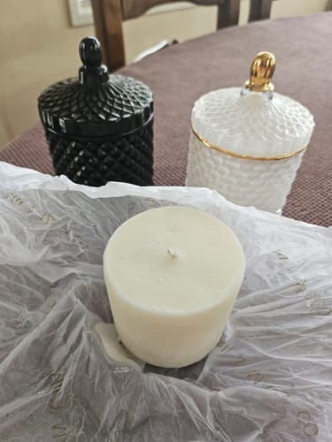 Customer photo review of Soy Candle Pop in Refill -  Medium Geo