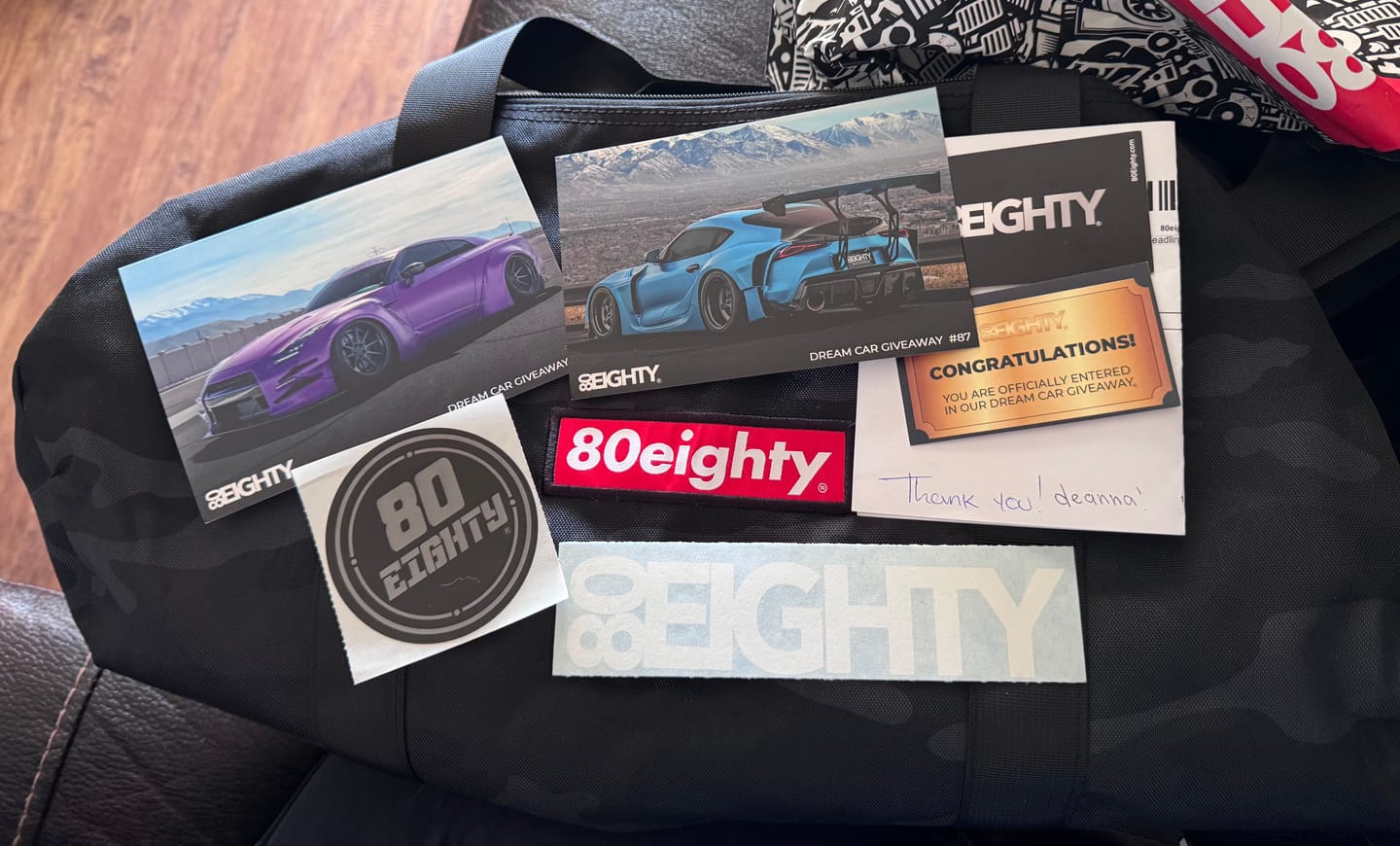 Customer photo review of 80Eighty® Black Camo Duffle Bag