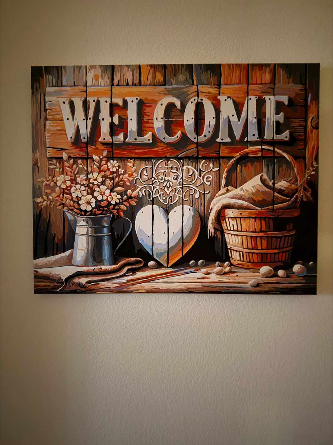 Customer photo review of Paint by Numbers - Welcome