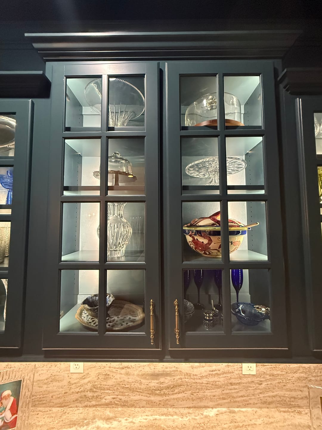 Customer photo review of Antique Brass Pull Handles | Persis