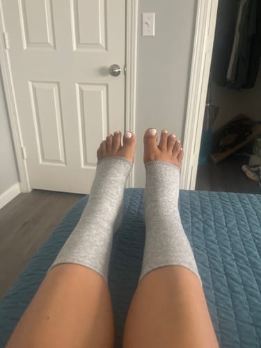 Customer photo review of StepCare Bamboo Foot Sleeve