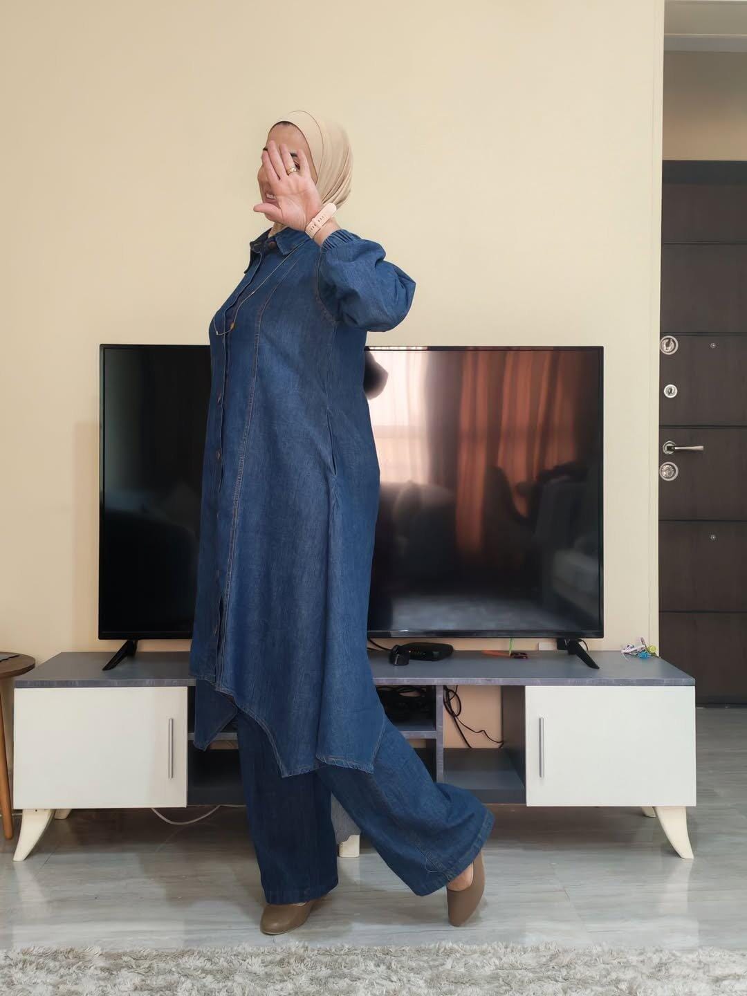 Customer photo review of Modest Suit 943