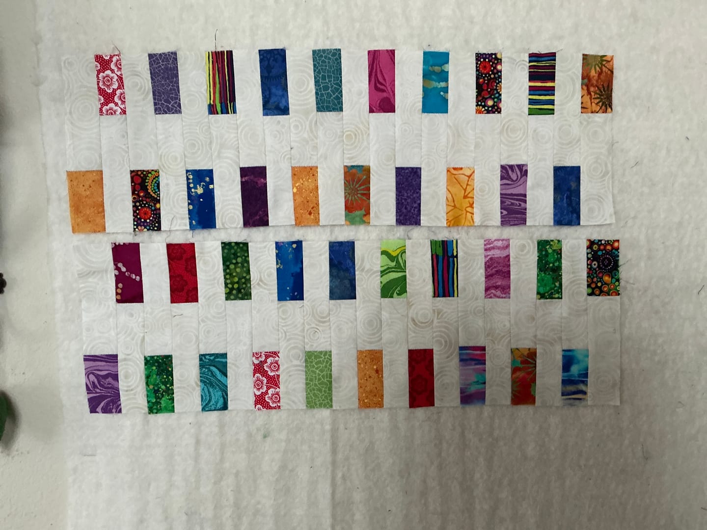 Customer photo review of Carnival Table Runner