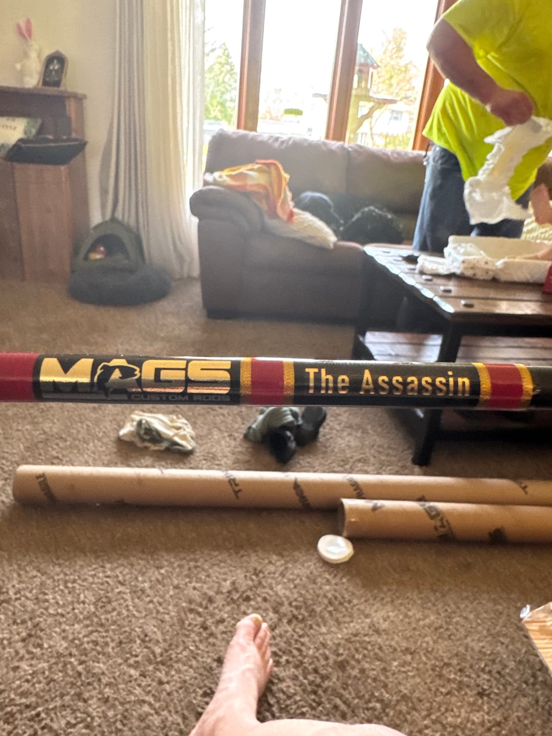 Customer photo review of Custom Spinning Rod