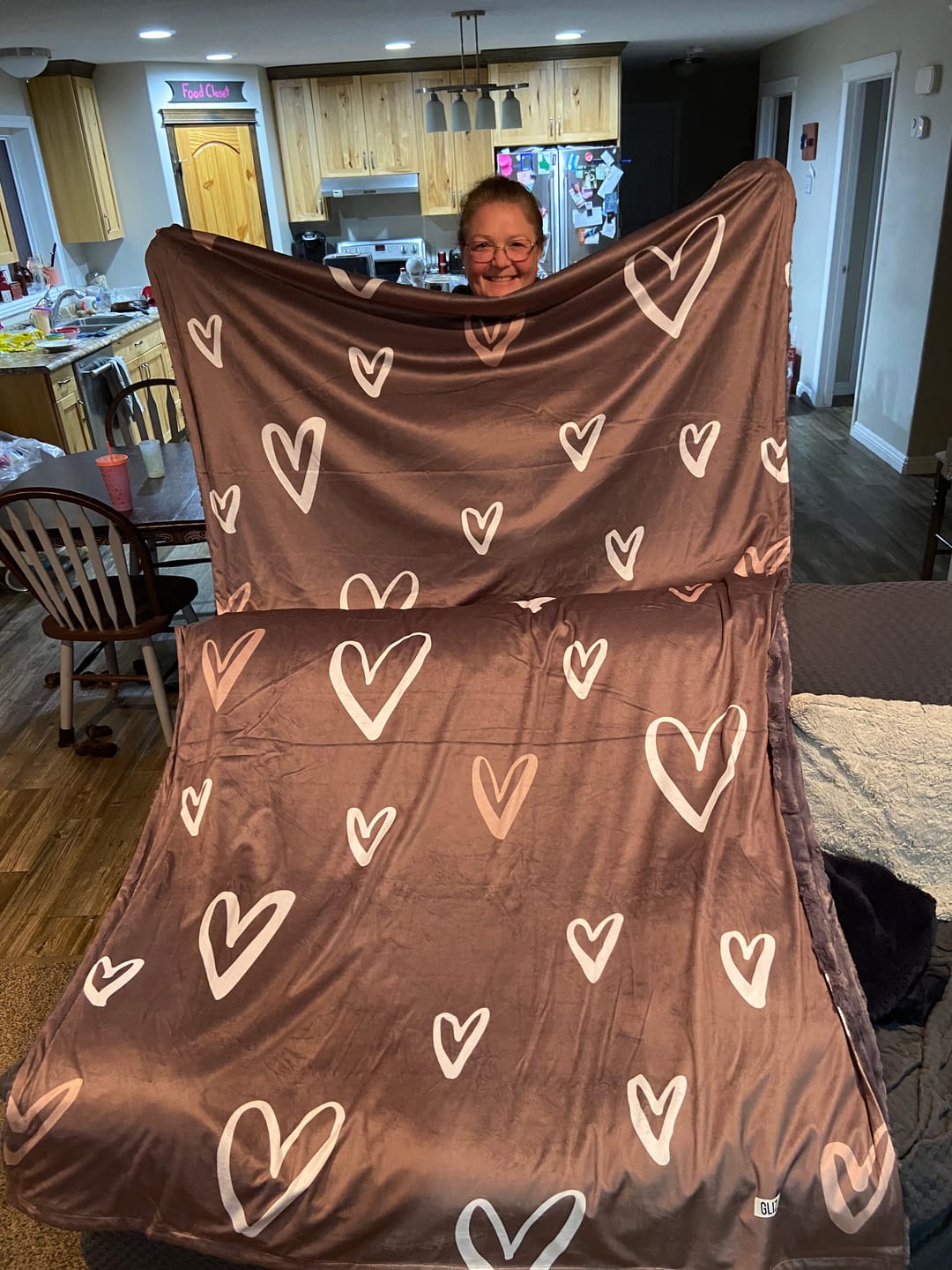 Customer photo review of Blankets - Hearts