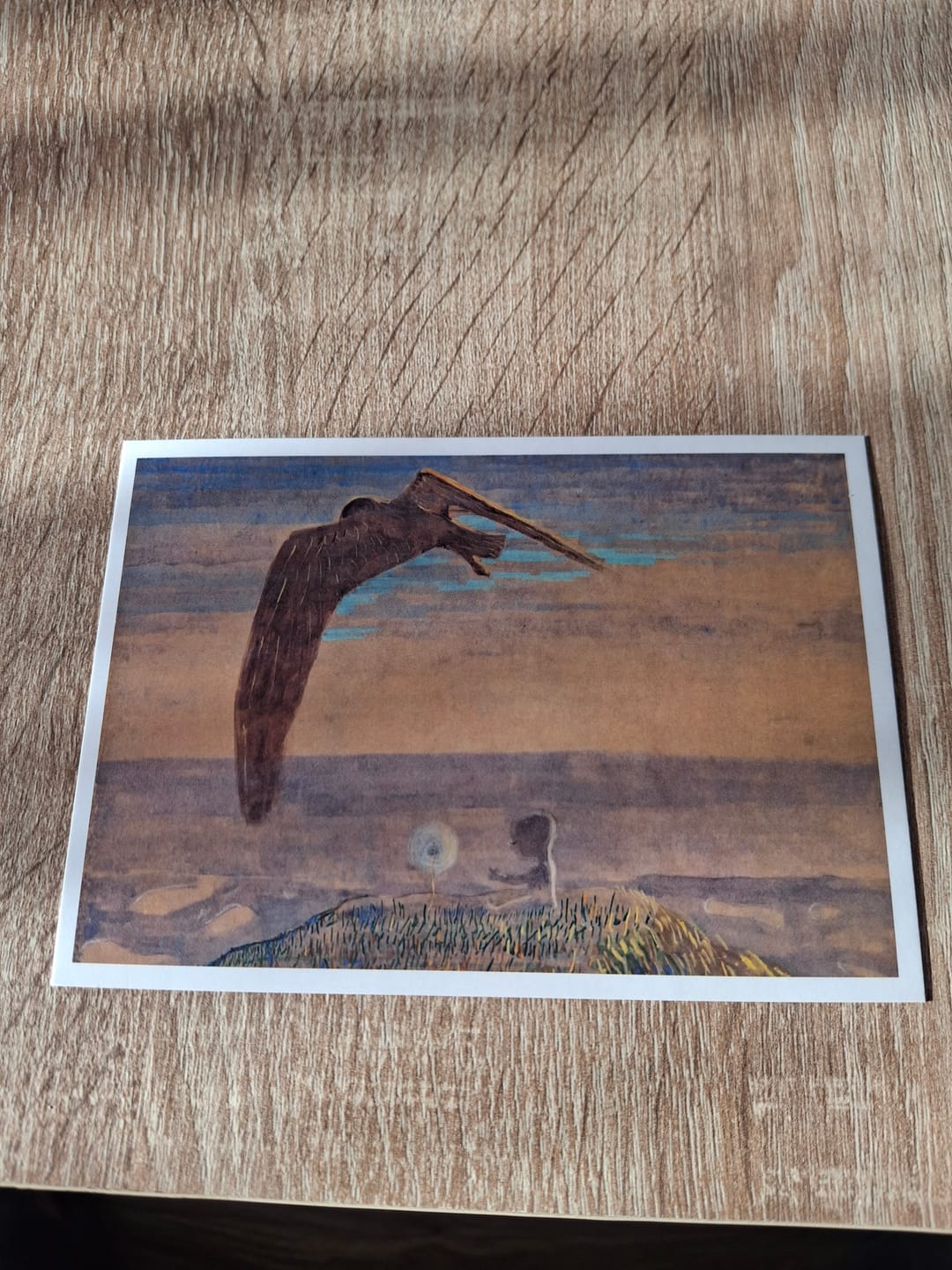 Customer photo review of M. K. Čiurlionio atvirukas: meninis atvirukas „Pasaka II“ su citata