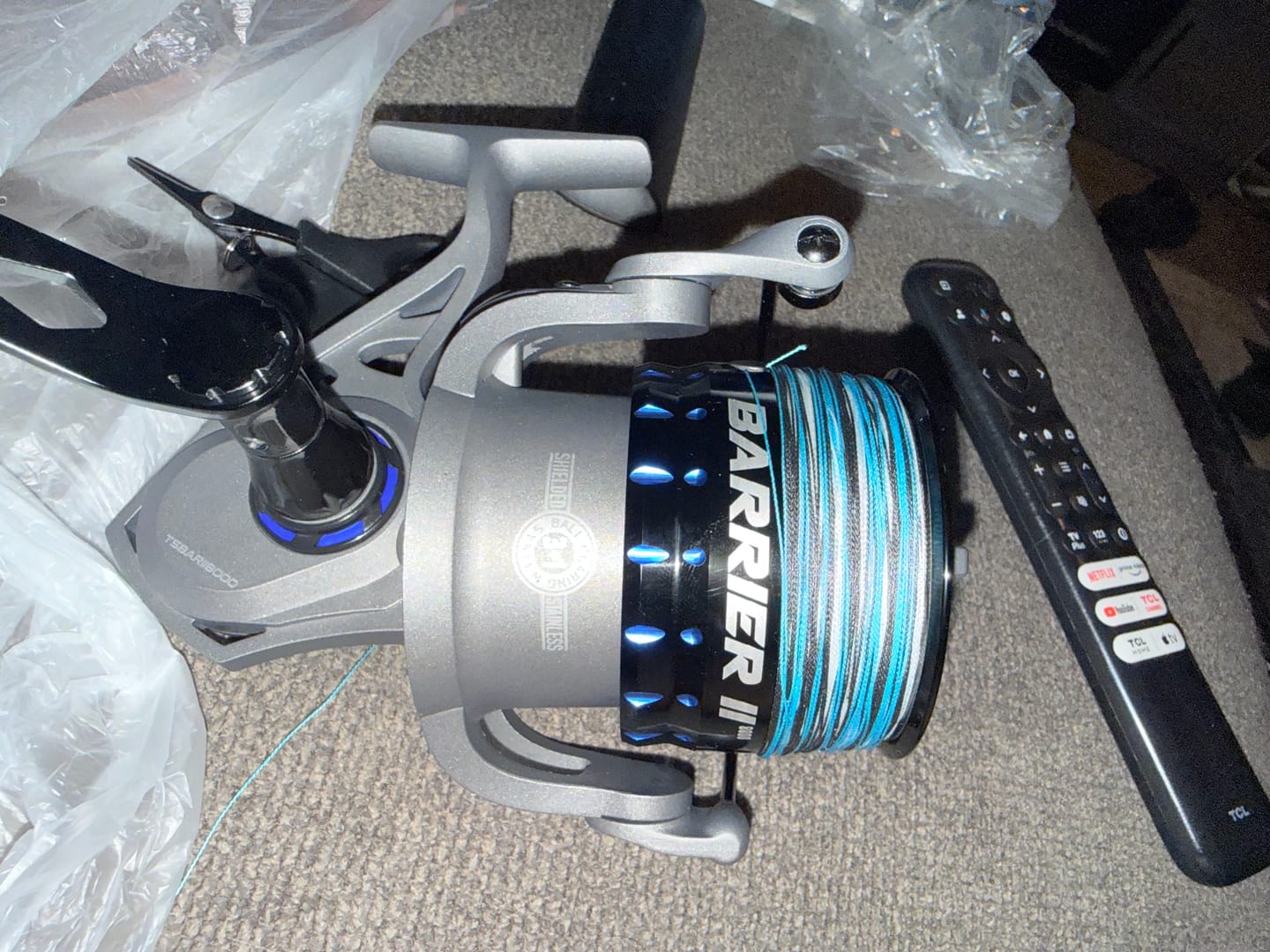 Customer photo review of Barrier II Spinning Combo