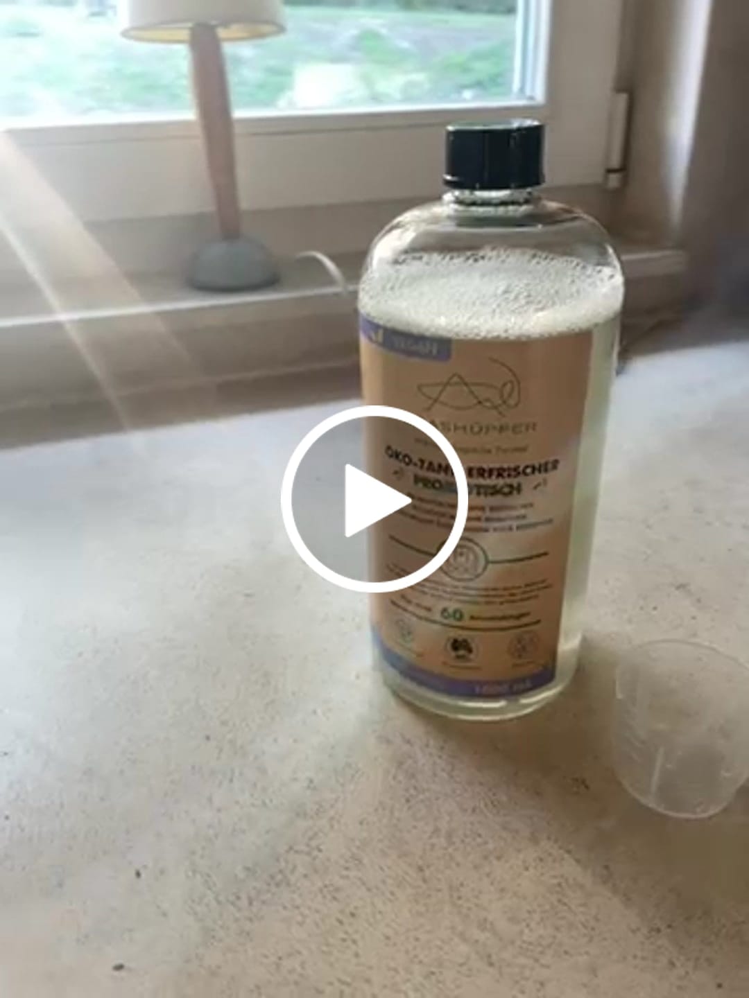 Customer video review of Öko-Tankerfrischer probiotisch für Wischroboter-Schmutzwassertank (1000ml)