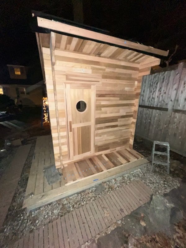 Customer photo review of SAUNAONES® Cabin Sauna Eco Oasis 3