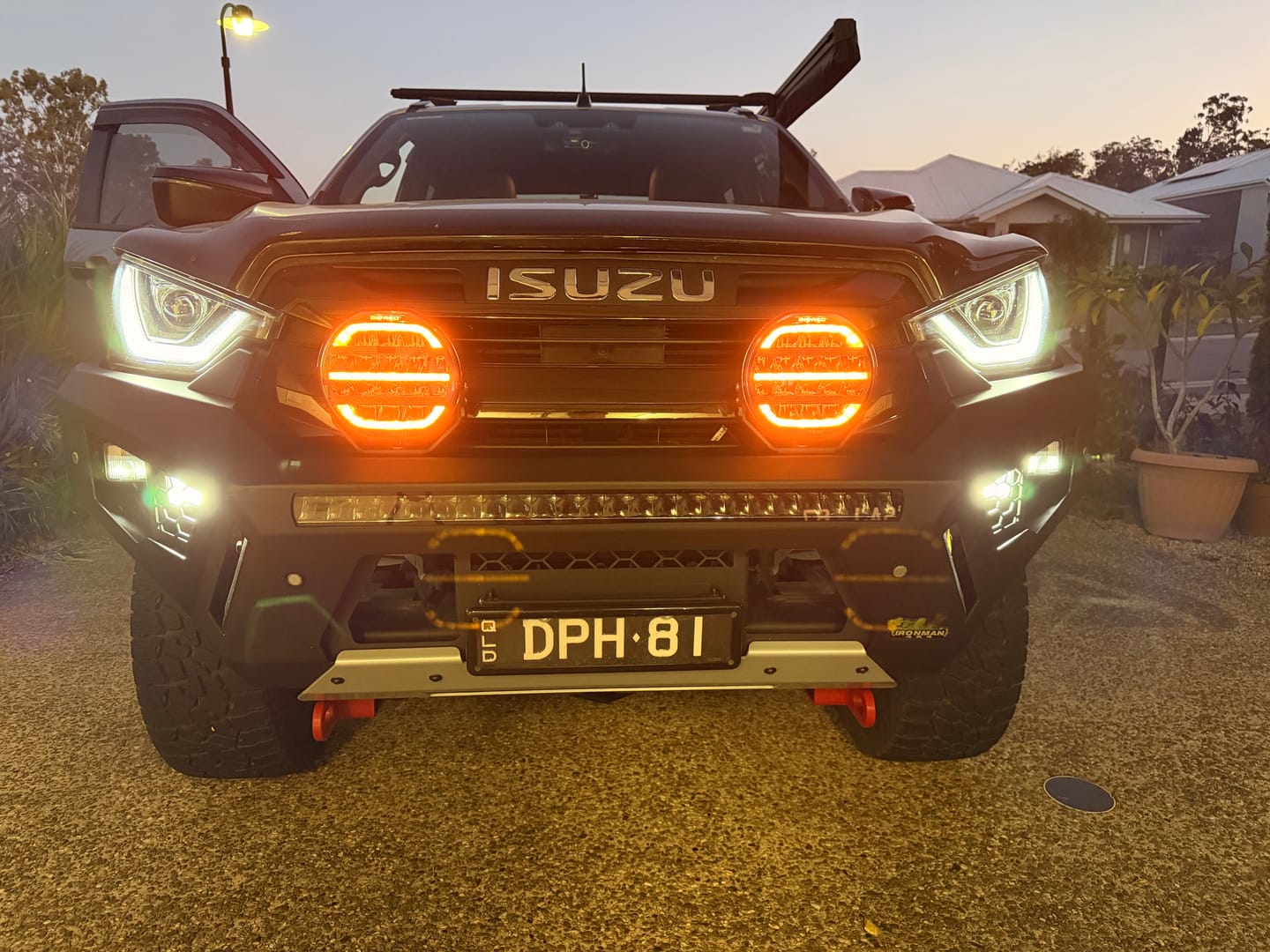 Customer photo review of Covert 7 Inch LED Driving Lights (PAIR W/HARNESS)