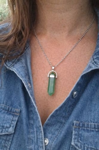 Customer photo review of Collana con cristallo Aura™